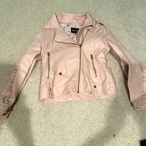 Light pink ruffle jacket from JcPenny’s!